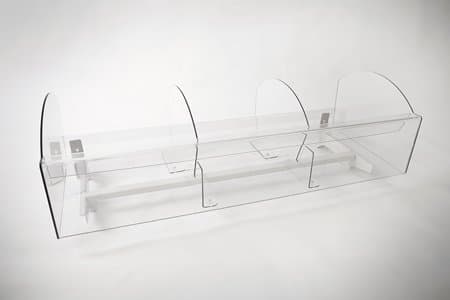 Clear 1m One Tier Crisp Shelf 1 Clear 1m One Tier Crisp Shelf