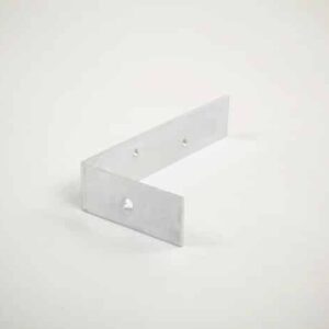 SG50 Floor Fixing Bracket For Base Leg - L Shaped - H120 D75 W30mm