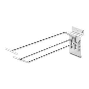 150mm Slatwall Hook Euro with Overarm