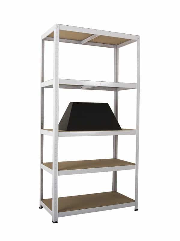 Clicka 175 Storage Racking - White - H1770mm x W900mm x D300mm 1 Clicka 175 Storage Racking - White - H1770mm x W900mm x D300mm