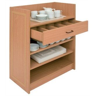 Bolero Dumbwaiter without Doors - Beech - CF110 1 Bolero Dumbwaiter without Doors - Beech - CF110