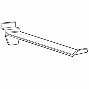DH800 Moulded Display Hook - 100mm
