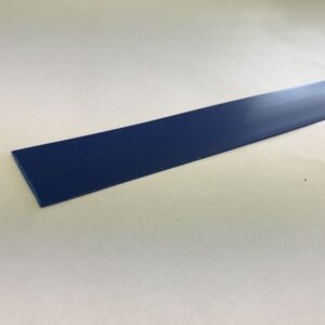 Ticket Rail Insert for 665mm Shelf Edge - L654mm - Blue