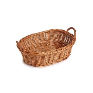TR110 - Oval Wicker Basket with Handles