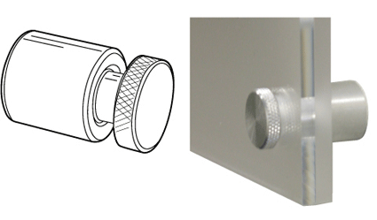 CD10030 - Sign Fixings - Chrome Spacer / Standoff: Length = 20mm / Dia = 20mm 1 CD10030 - Sign Fixings - Chrome Spacer / Standoff: Length = 20mm / Dia = 20mm