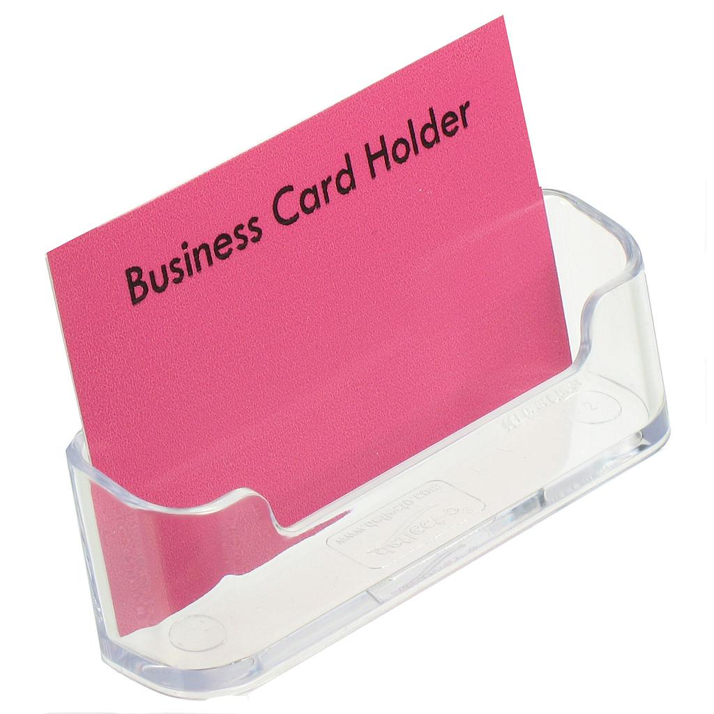LD4236 - Clear Business Card Holder - Standard 1 Business Card Holder