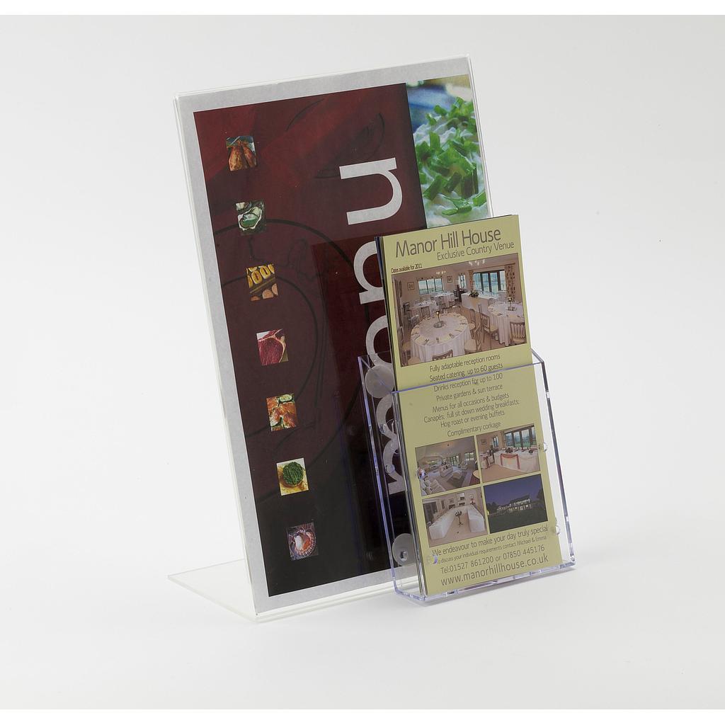 LD4540 - A4 Poster Holder with 1/3 A4 Leaflet Pocket 1 LD4540 - A4 Poster Holder with 1/3 A4 Leaflet Pocket