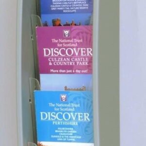 LD4570 - Maxi -Tier Leaflet Dispenser: 1/3 A4 4 Pockets - 135mm (W) x 510mm (H)