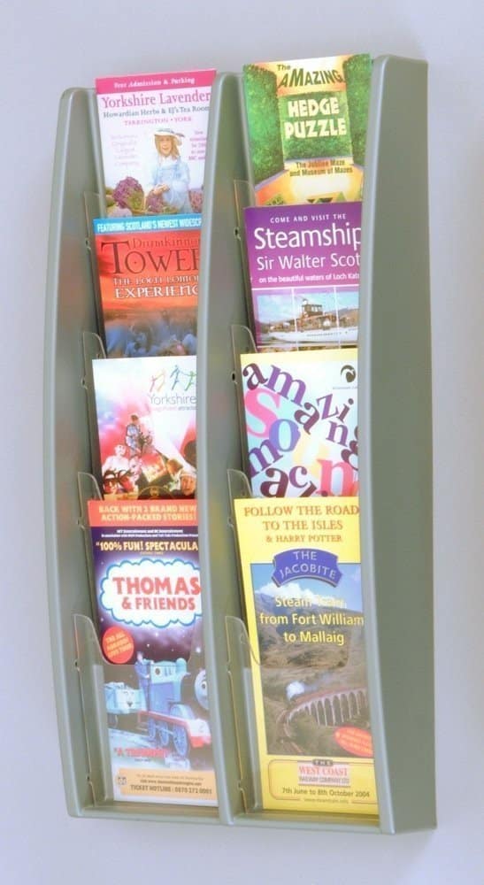 LD4571 - Maxi -Tier Leaflet Dispenser: 1/3 A4 8 Pockets - 260mm (W) x 510mm (H) 1 LD4571 - Maxi -Tier Leaflet Dispenser: 1/3 A4 8 Pockets - 260mm (W) x 510mm (H)