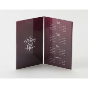 PS7934 - 4 Face Menu Holder - A5 Portrait