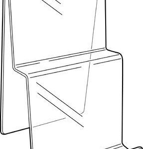 PS8250 - 2 Tier Book Stand: 150mm (W) x 270mm (H)