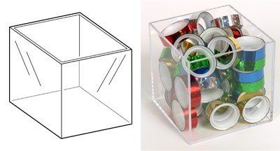 PS8461 - 75mm Clear Display Box 1 PS8461 - 75mm Clear Display Box