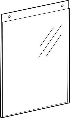 PS8544 - Wall Mounting/Hanging Poster Holder: A6 Land 1 PS8544 - Wall Mounting/Hanging Poster Holder: A6 Land