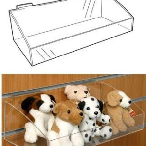 SL1463 - General Purpose Slatboard Container: A=100mm;B=200mm - 400mm (W) x 250mm (D)