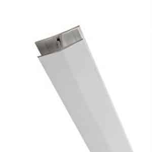 HS182 H Jointing Section for Slatwall Panels - Grey 4 H Section Slatwall Edge - Grey
