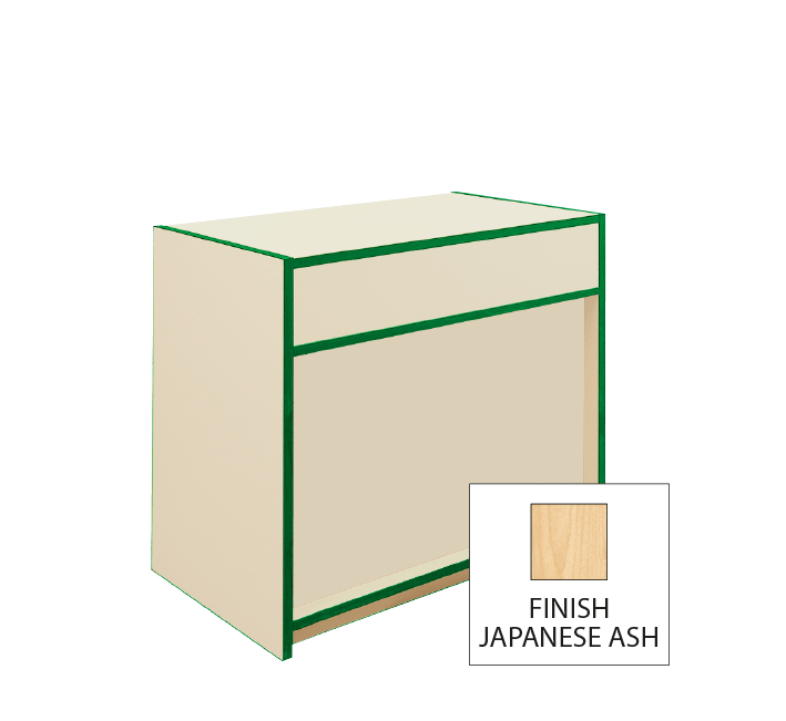 300 Series Cash & Wrap Counter - L150cm - Japanese Ash 1 300 Series Cash & Wrap Counter - L150cm -Japanese Ash