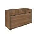 300 Series Stepped Display with Till Point LH - L100cm - Walnut 1 300 Series Stepped Display with Till Point LH - L100cm - Walnut