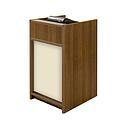 500 Series Till Stand Walnut & Blue 1 500 Series Till Stand Walnut & Blue