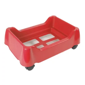 Plastic Basket Stacker - Red