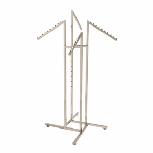 R102 - Waterfall Sloping Arm Style Clothes Rail in Chrome