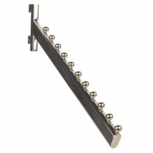 R1343 - 11 Ball Waterfall Arm for Twin Slot Uprights - Chrome