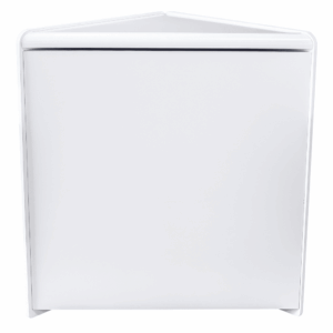RE1521-White Solid Corner Unit - Front View