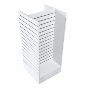 R1523 - H Style Slatwall Display Unit - White