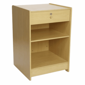 R1534A - Till Stand with Lockable Drawer - Maple