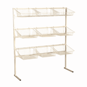 R1623 - 3 Tier Display Stand - 9 Basket Unit