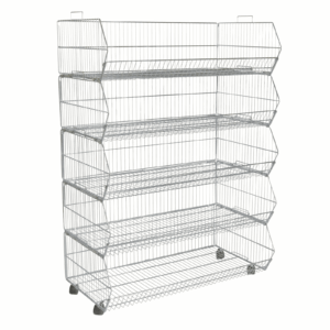 R1629 - 5 Tier Stacking Basket Set - 1000mm