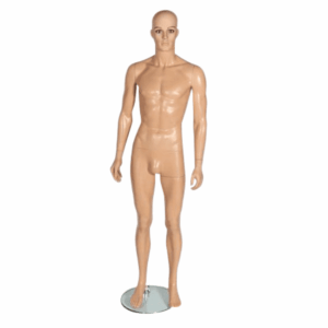 R320 Male Full Body Mannequin with Make Up – Fleshtone