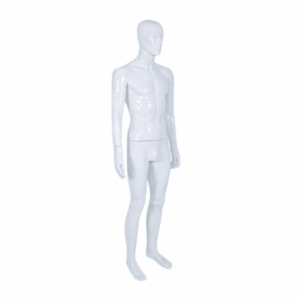 R329 Male Mannequin - Abstract - Gloss White