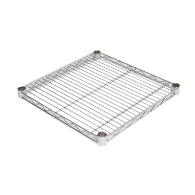 R936 - Heavy Duty Chrome Wire Shelves - 457mm Square 1 R936 Chrome Wire Square Shelf