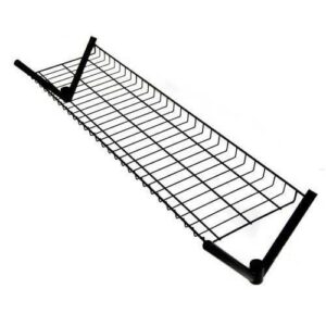 Top Shelf to suit Heavy Duty Clothes Rail - Garment Rail - Dress Rail - Hanging Rail - 4ft Black