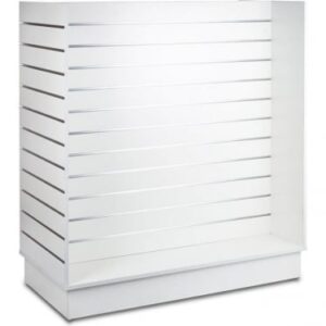 R1525 Slatwall Gondola Display Unit - White