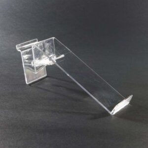 R1708 - Acrylic Slatwall Shoe Shelf With Toe Stop