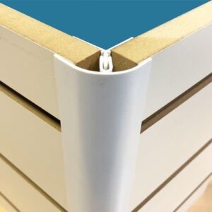 Radius Quadrant Slatwall Edge Image
