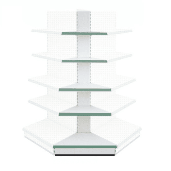 Retail Shop Shelving - External Corner General Bay - Jura 9001 1 External Corner General Shelving Display Retail Shops and Newsagents