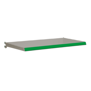 Evolve S50i Complete Shelf - Silver with Green Shelf Edge