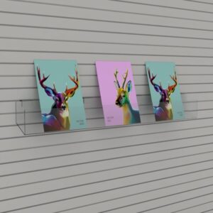 SL1001 SL1002 SL1003 Slatwall Card Shelf