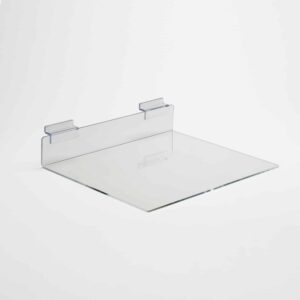 SL1203 - Acrylic Slatwall Shelf - W600m D200mm