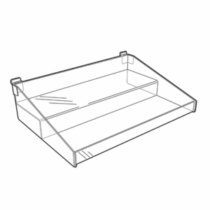 SL1430 Slatwall Stepped Display