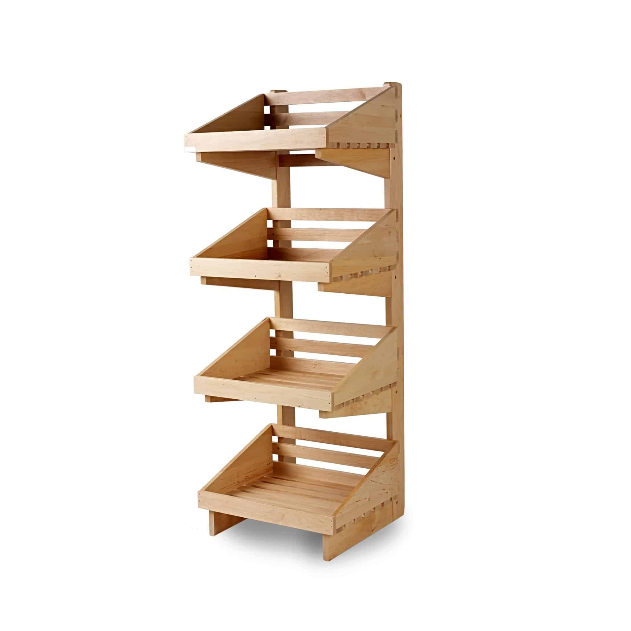 SP086 - Wooden 4 tier Display Stand 2 SP086 - Wooden 4 tier Display Stand - Image 2