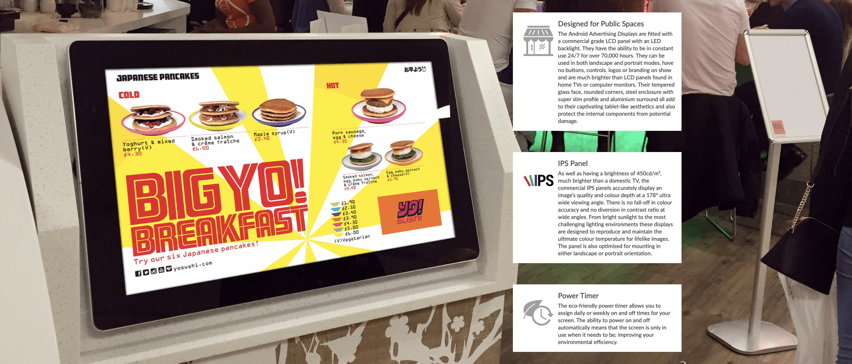 50" Android Advertising Display - PF50HD 6