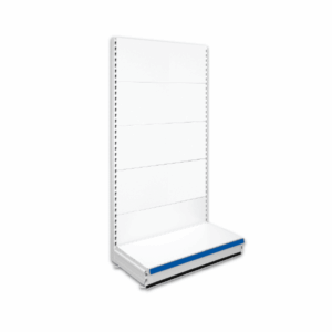 Single Sided Retail Shop Shelving - Jura & Blue