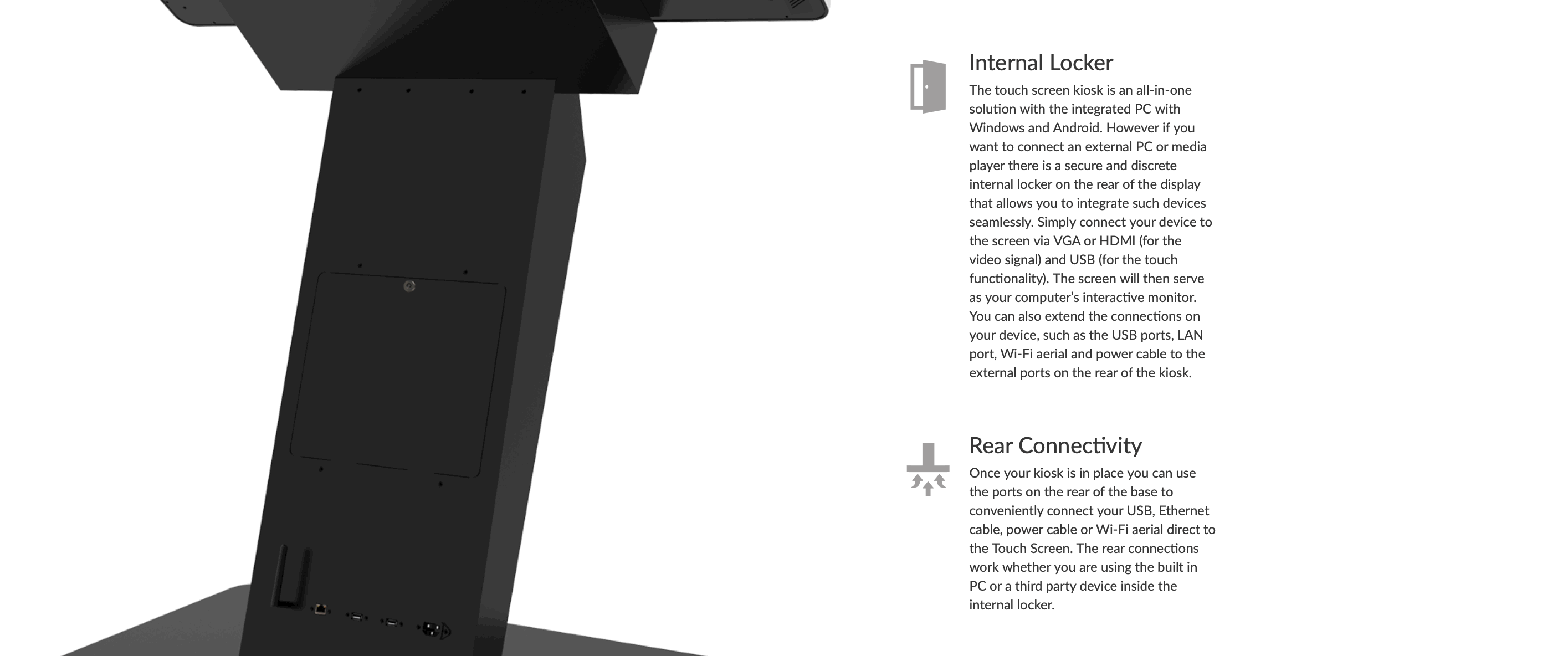 43" Android PCAP Touch Screen Kiosk - TAO43 6