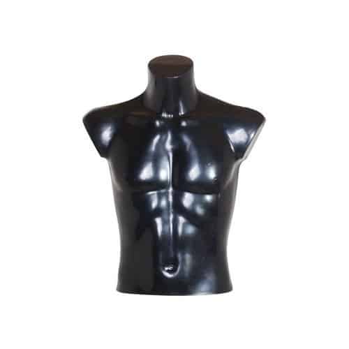 Economy Male Upper Torso - Black 1 Economy Male Upper Torso - Black