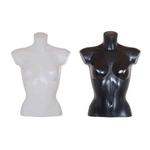 Budget Display Bust - Female - White 1 Budget Display Bust - Female - White