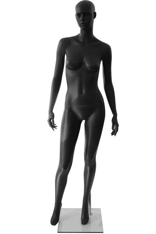 VCF2-MB Female Mannequin Matt Black 1 VCF2-MB Female Mannequin Matt Black