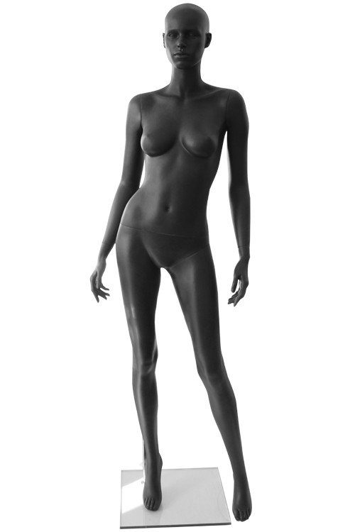 VCF3-MB Female Mannequin Matt Black 1 VCF3-MB Female Mannequin Matt Black